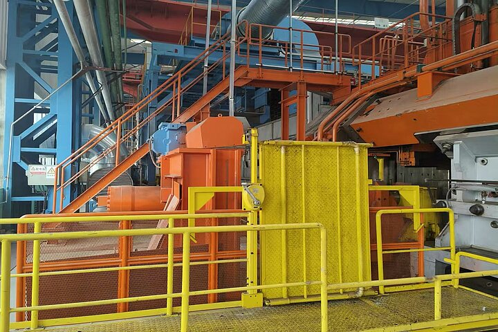 EXTRUSION PRESS LINE - 16000 MT - 620 MM - 720 MM BILLET DIA