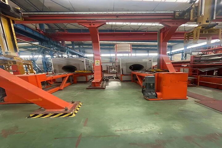 EXTRUSION PRESS LINE - 16000 MT - 620 MM - 720 MM BILLET DIA