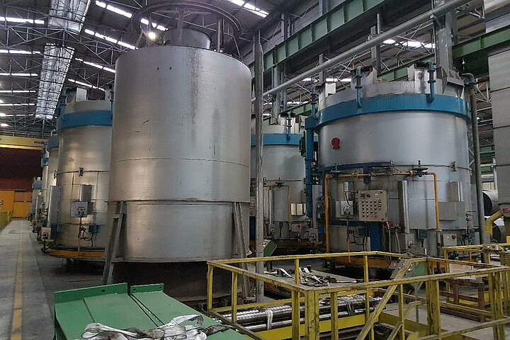 QTY. 4 BELL ANNEALING FURNACES - COIL DIA. 1900 MM - 710 °C