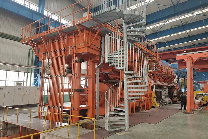 EXTRUSION PRESS LINE - 16000 MT - 620 MM - 720 MM BILLET DIA