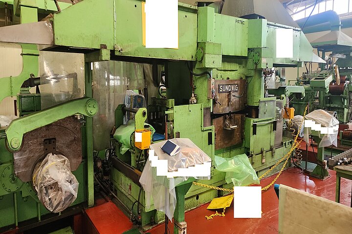 SENDZIMIR COLD ROLLING MILL WITH ROLL GRINDER - 20-HI - 460 MM - 3.2-0.05 MM - COPPER APPLICATION