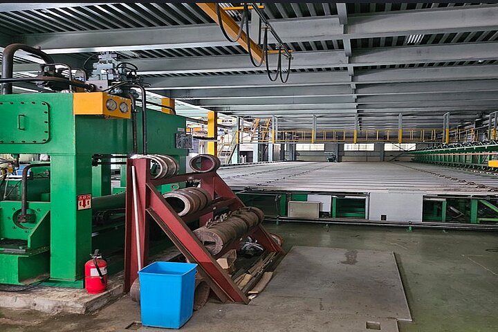 EXTRUSION PRESS LINE - 1650 MT - 6" / 152 MM