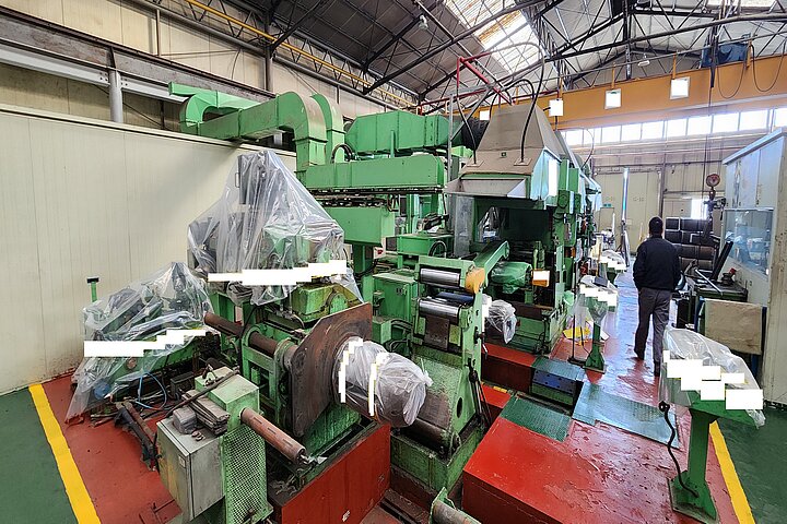 SENDZIMIR COLD ROLLING MILL WITH ROLL GRINDER - 20-HI - 460 MM - 3.2-0.05 MM - COPPER APPLICATION