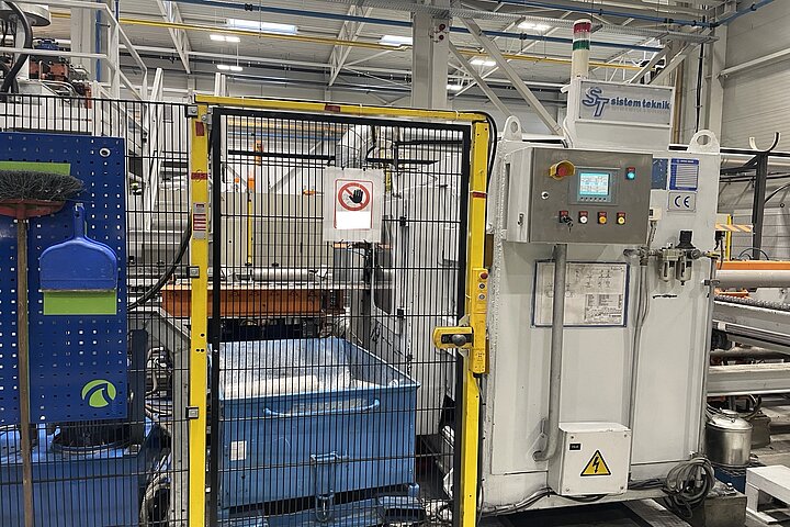 EXTRUSION PRESS LINE - 800 MT - 5” - DIRECT, BACK-LOADING