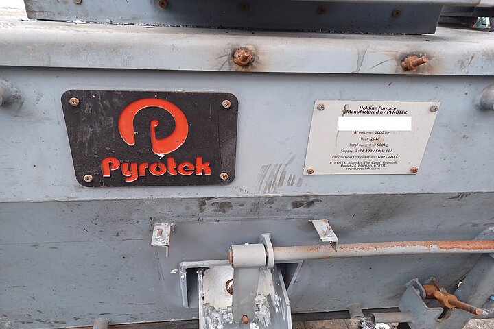 HOLDING FURNACE - 1,000 KG - ALUMINIUM