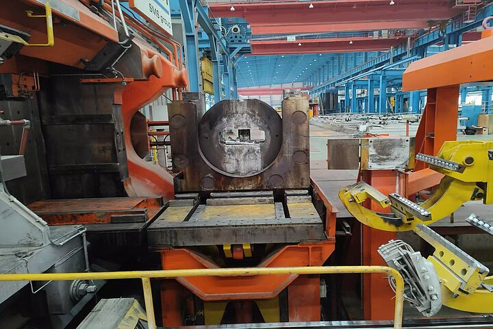 EXTRUSION PRESS LINE - 16000 MT - 620 MM - 720 MM BILLET DIA