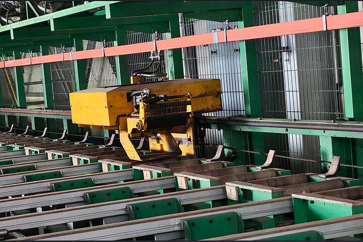 EXTRUSION PRESS LINE - 1650 MT - 6" / 152 MM